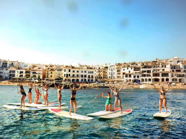 SUP en la Costa Brava